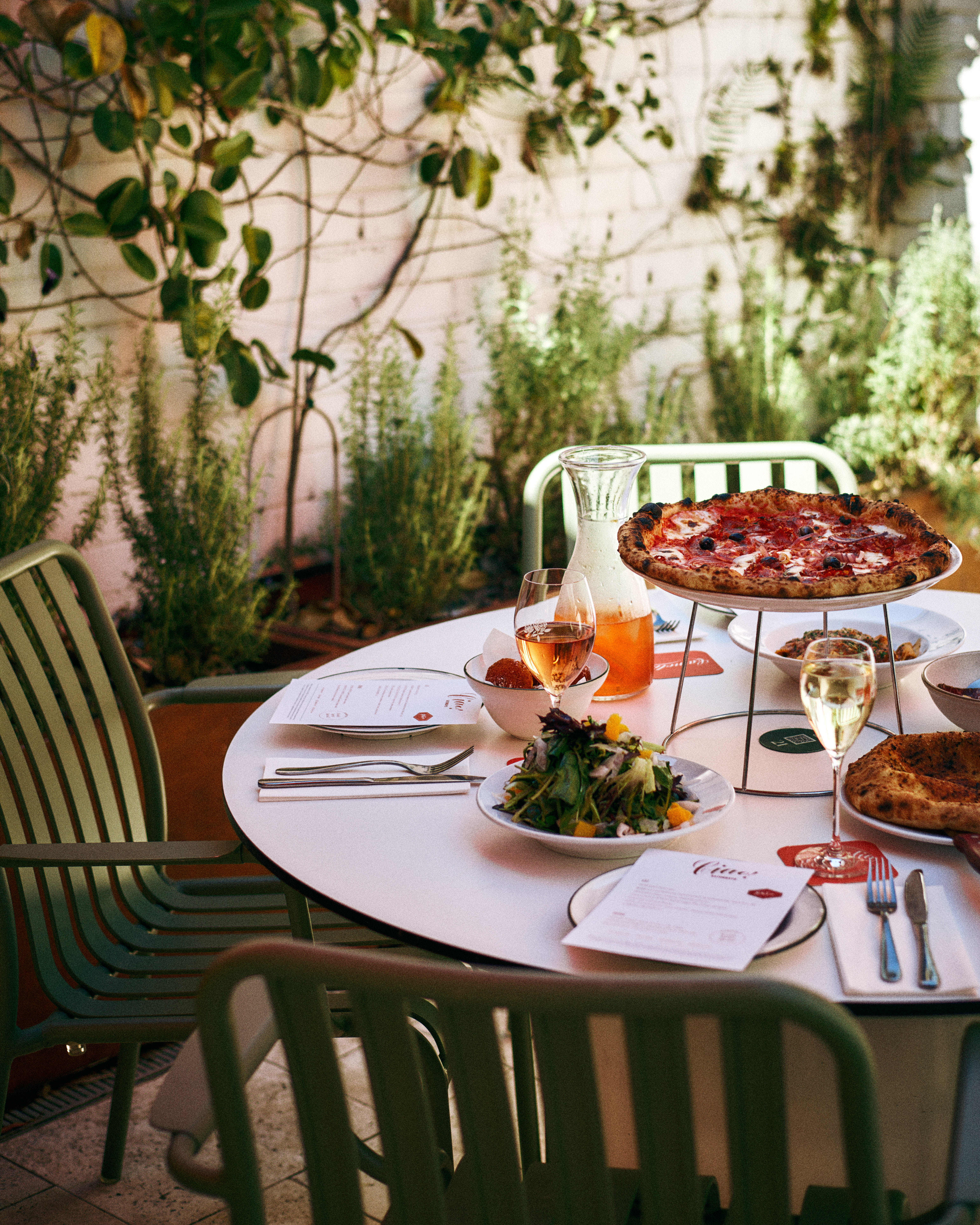 Long lunch in the Camelia Grove garden